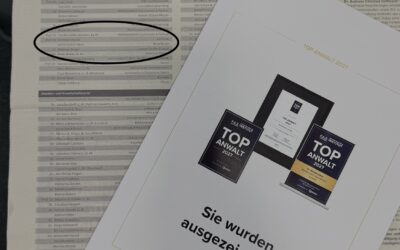 Anne-Kathrin Renz ist TOP Anwältin 2027 laut F.A.Z.-Institut